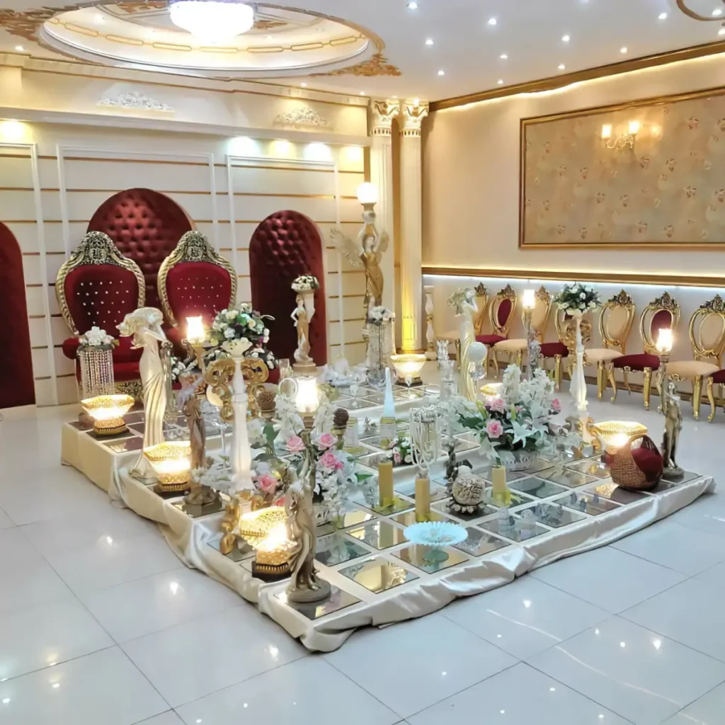 تالار پذیرایی قصر پارسه مهرآباد جنوبی تهران + تصاویر